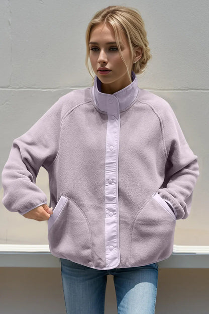Double Take: Contrast Fleece Jacket