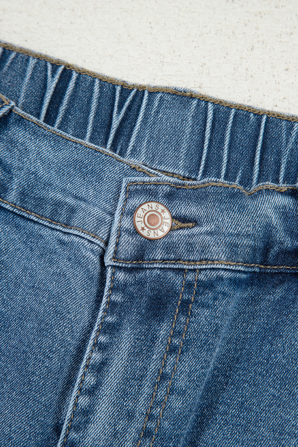 Stone Blue Star Patchwork Cropped Wide Leg High Waist Jeans Love Salve