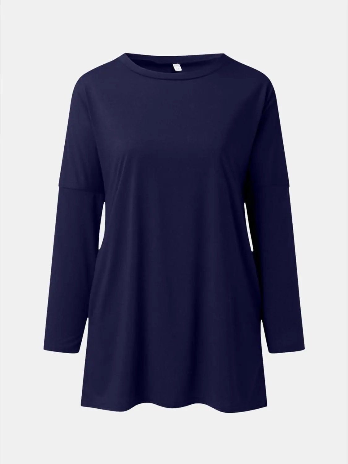 Pocketed long sleeve tee - chic style - Love Salve 