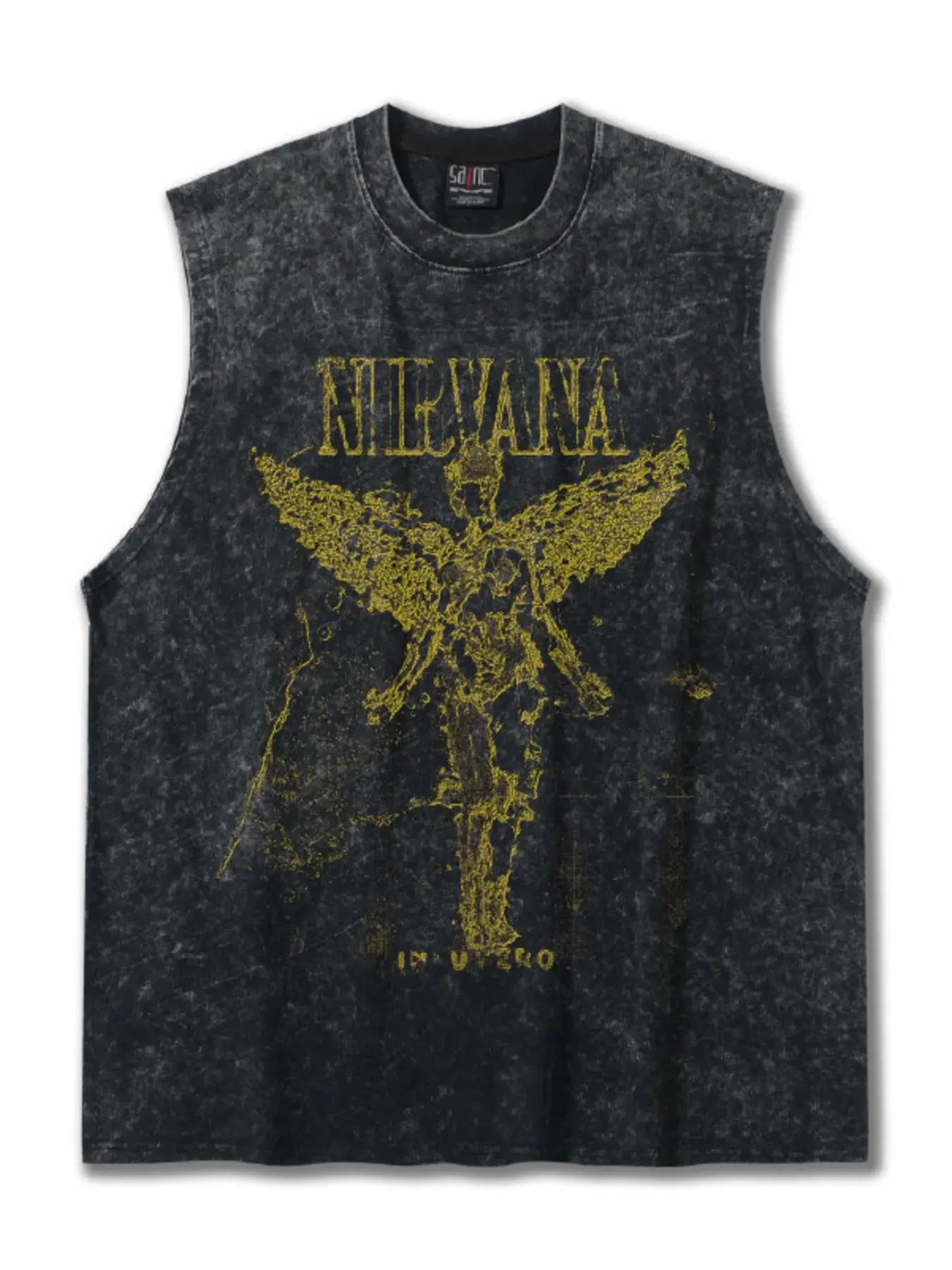 Men's Graphic Round Neck Tank Simply Love