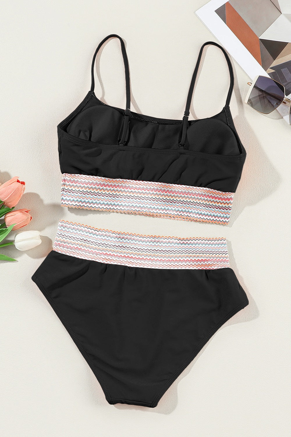 Scoop Neck Spaghetti Strap Two-Piece Swim Set Coco’s Tee Boutique
