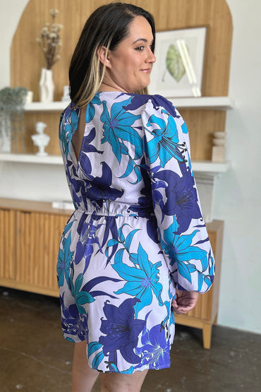 Double Take: Floral Romper - Long Sleeve