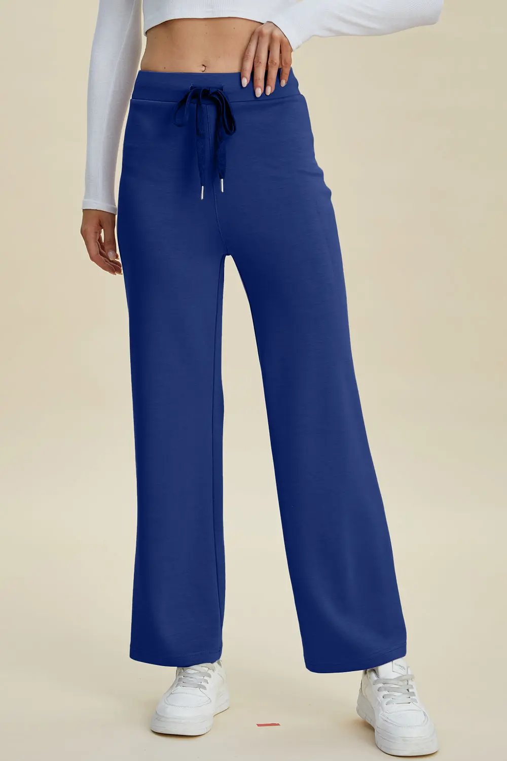 ShopBasicbae Wide Leg Scuba Pants - Love Salve