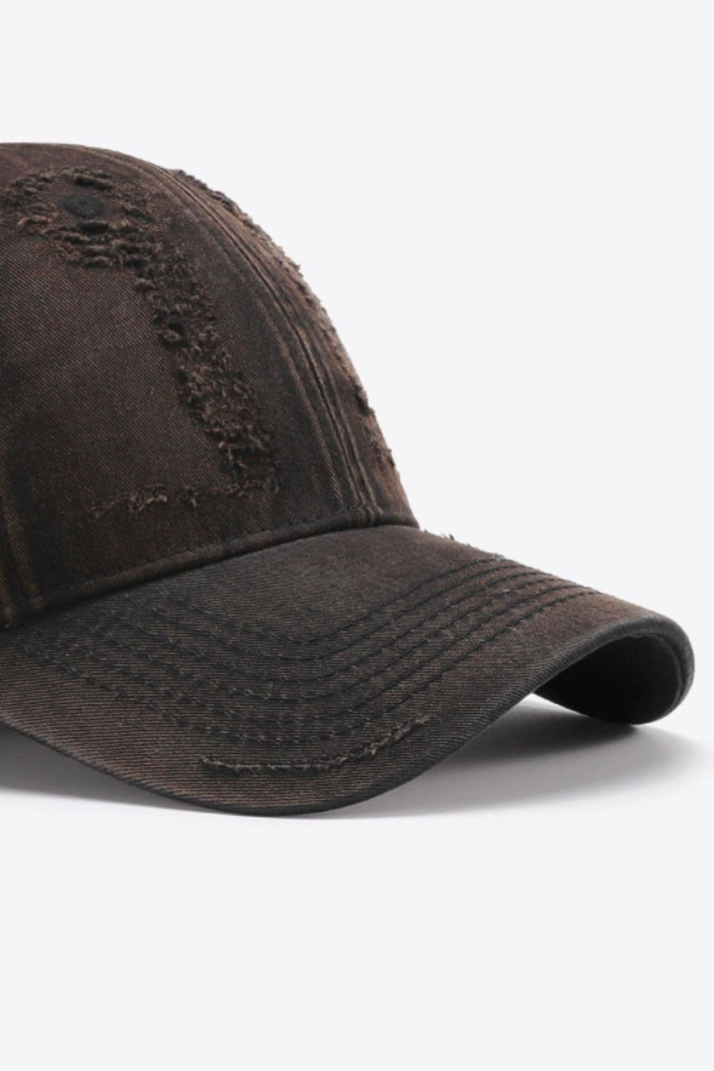 Distressed Adjustable Baseball Cap.