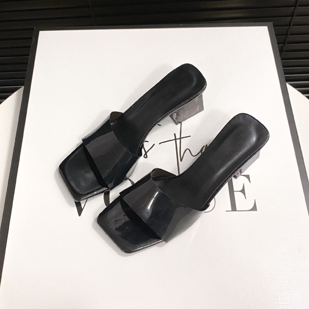 Strut & Shine Open Toe Block Heel Sandals Coco’s Tee Boutique