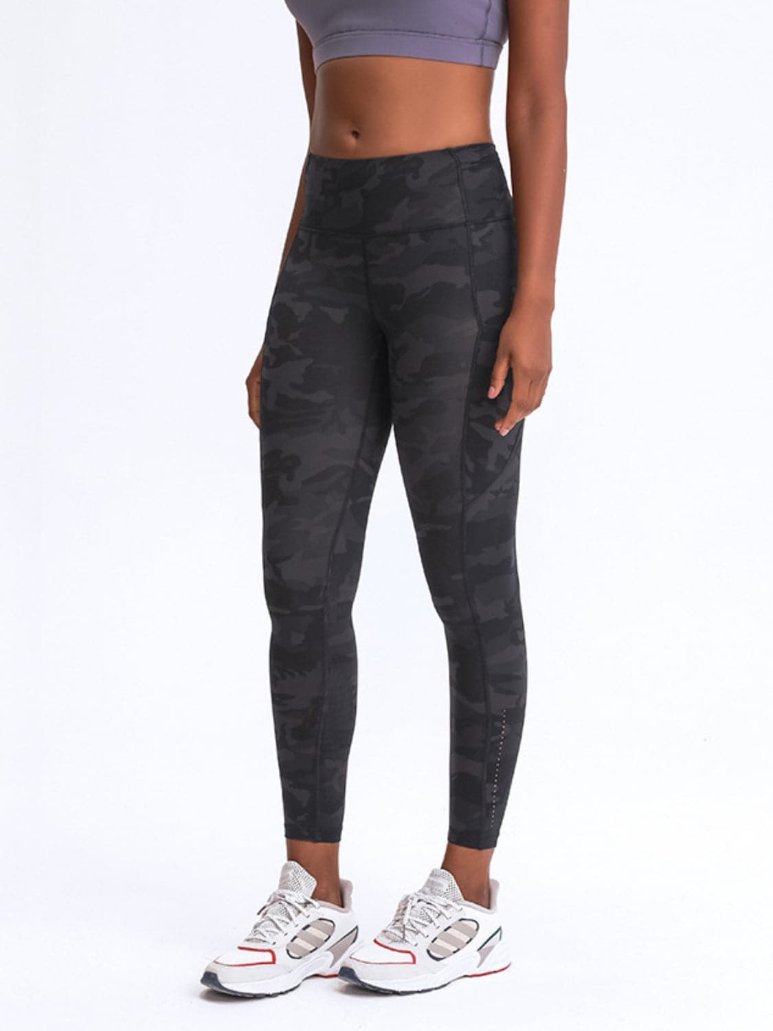 Wide Waistband Leggings with Pockets.