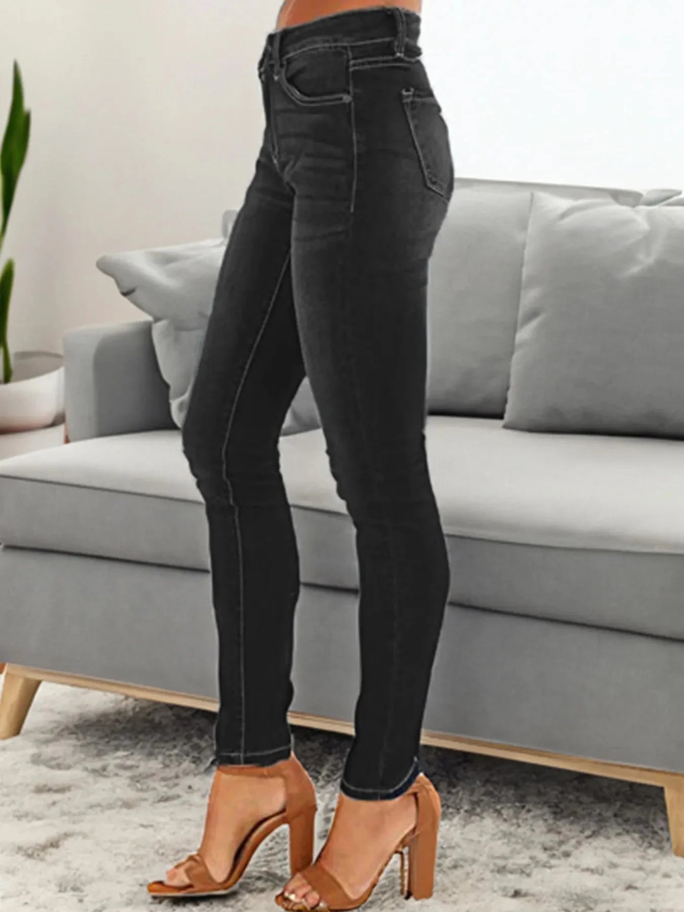 Skinny Fit Washed Jeans Coco’s Tee Boutique