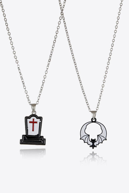 Spooky Charm Two-Piece Necklace Set