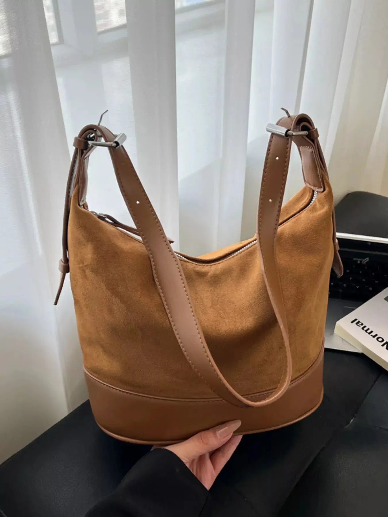 Adjustable Strap Tote Bag Simply Love