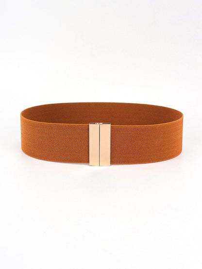 Alloy Buckle Elastic Belt.