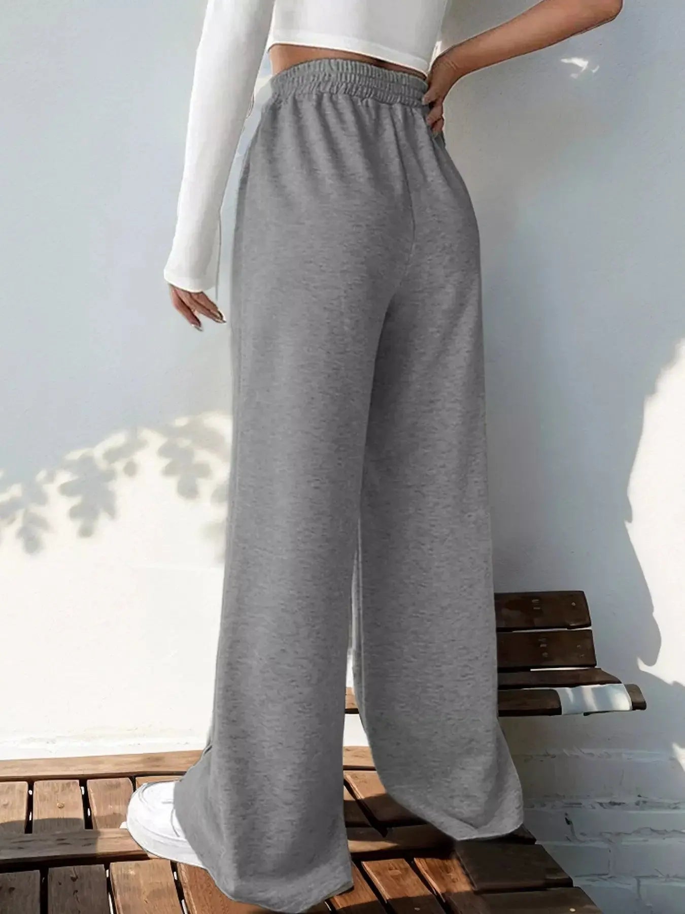 Wide Leg High Waist Pants Simply Love