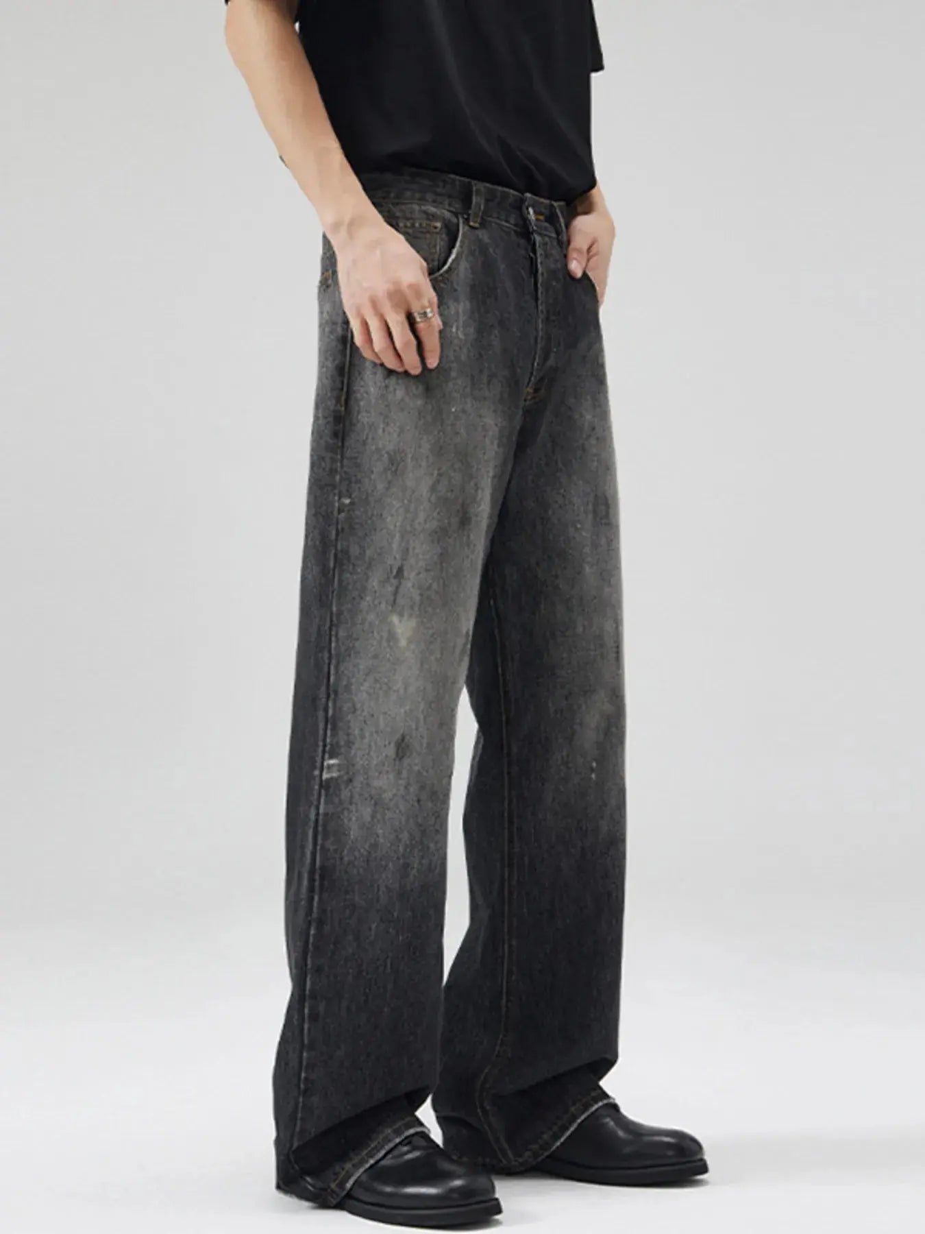 Men's Full Size Vintage Wide Leg Jeans Plus Size Simply Love
