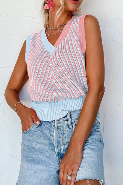 Simply Love V-Neck Sweater Vest
