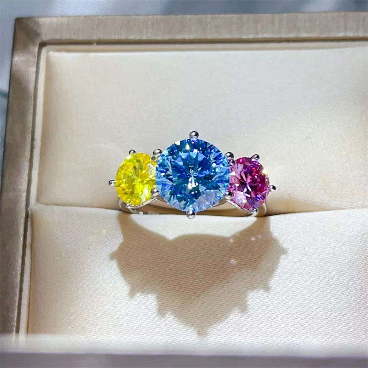 5 Carat Moissanite 925 Sterling Silver Ring Simply Love