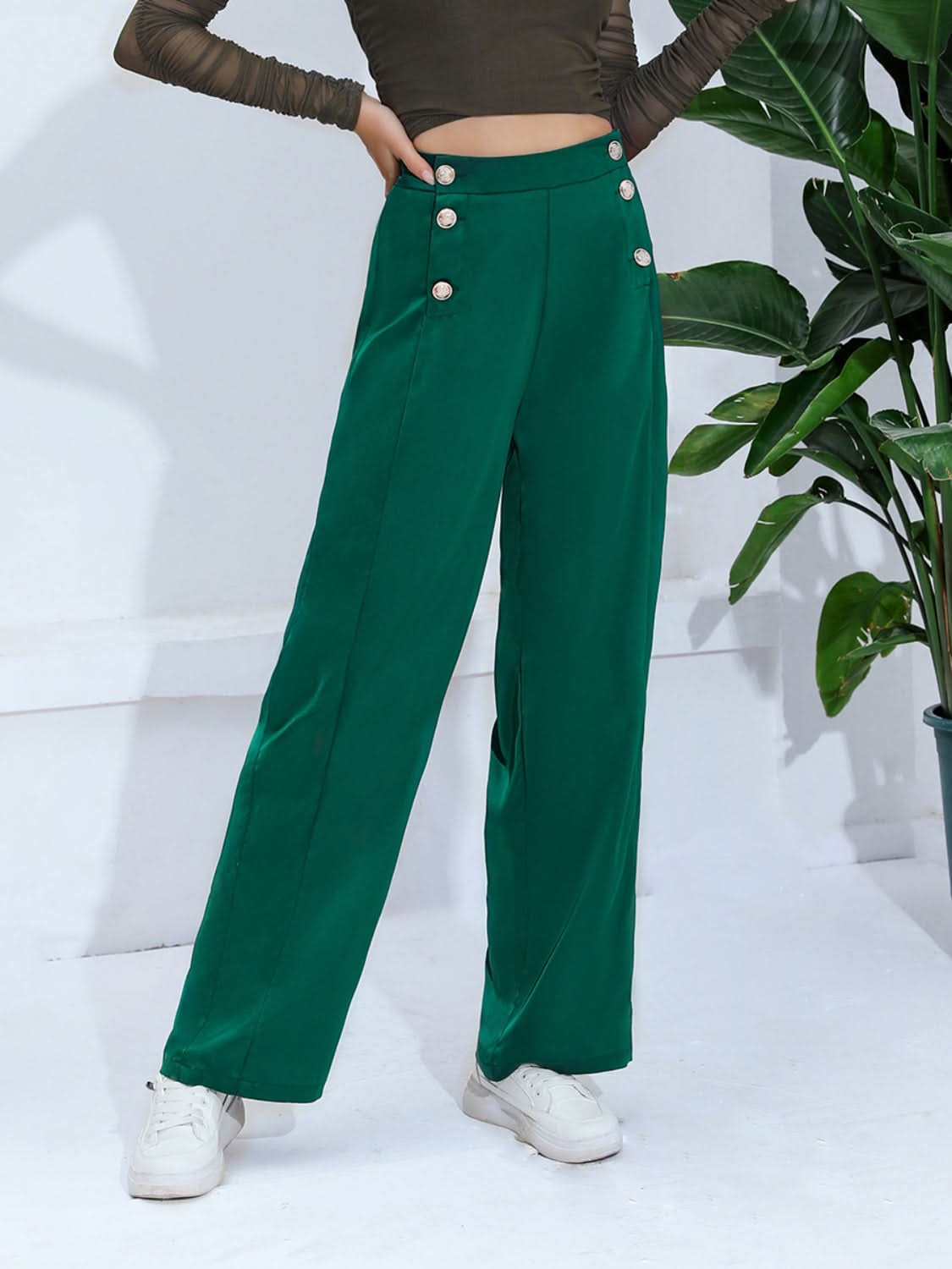 Flowy Wide Leg Trousers