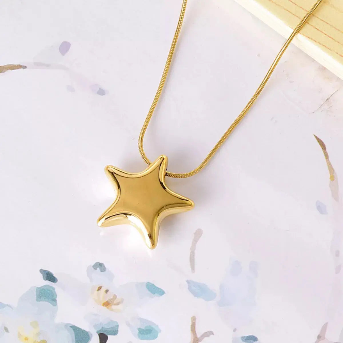 Titanium Steel Star Pendant Necklace Simply Love