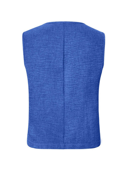 V-Neck Button Up Vest CoatUpgrade Your Style with the V-Neck Button Up Vest Coat
 
 
Classic Elegance: Elevate your look with this versatile vest coat featuring a stylish V-neck and button-upLove Salve -Neck Buttonjust arrived