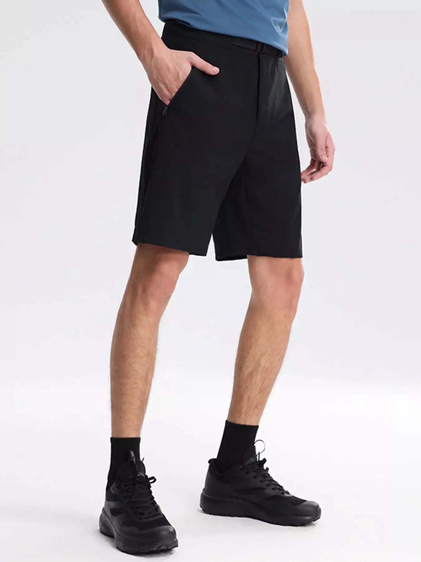 Men's Plus Size Pocketed Lightweight Shorts Simply Love