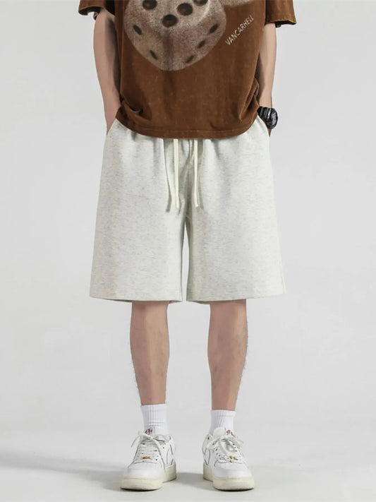 Men's Full Size Casual Loose-Fit Drawstring Shorts Plus Size Simply Love