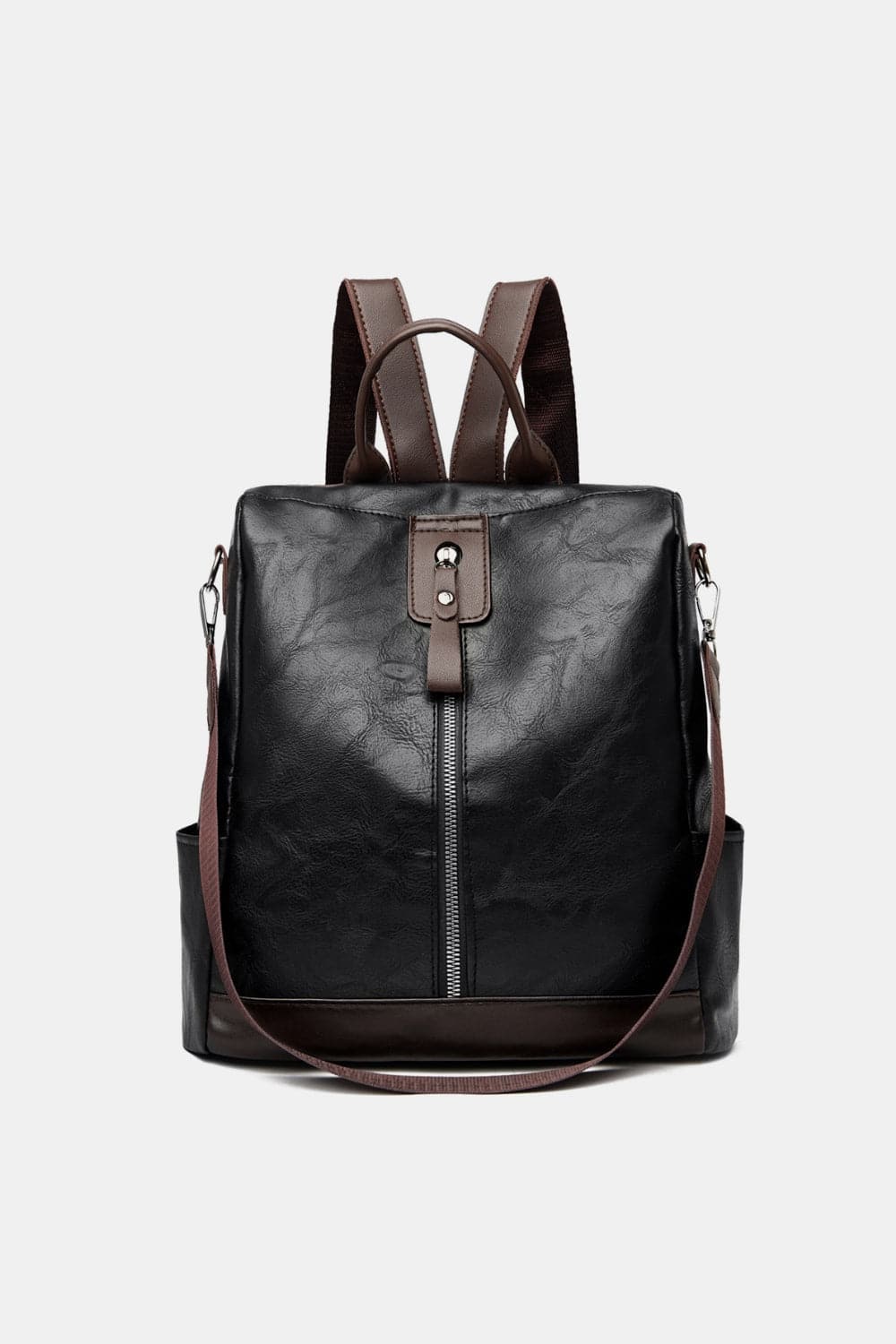 Stylish pu leather backpack - 12.2"