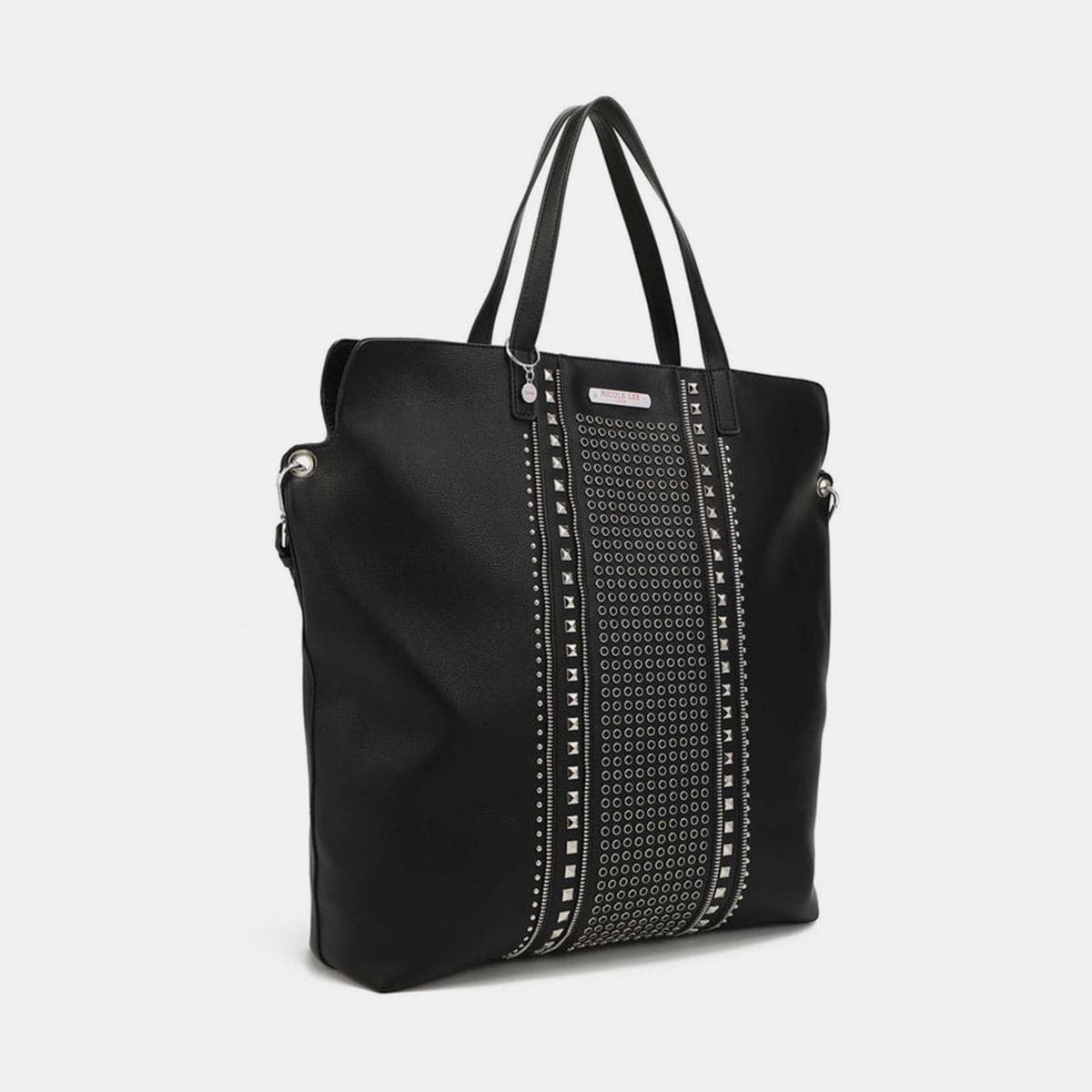 Nicole Lee USA Studded Large Tote Bag.