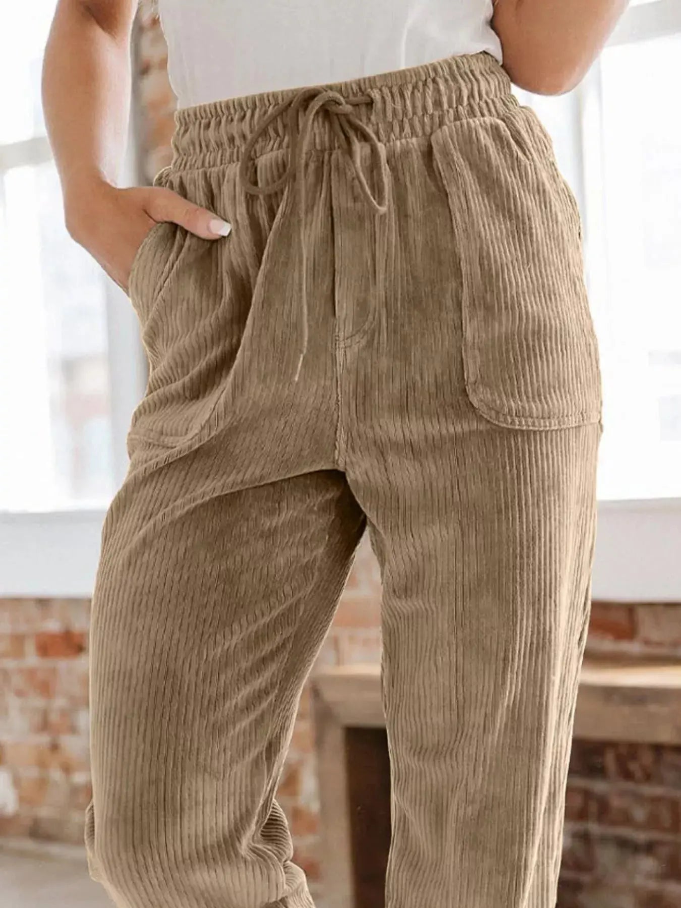 Relaxed Fit Corduroy Pants Simply Love