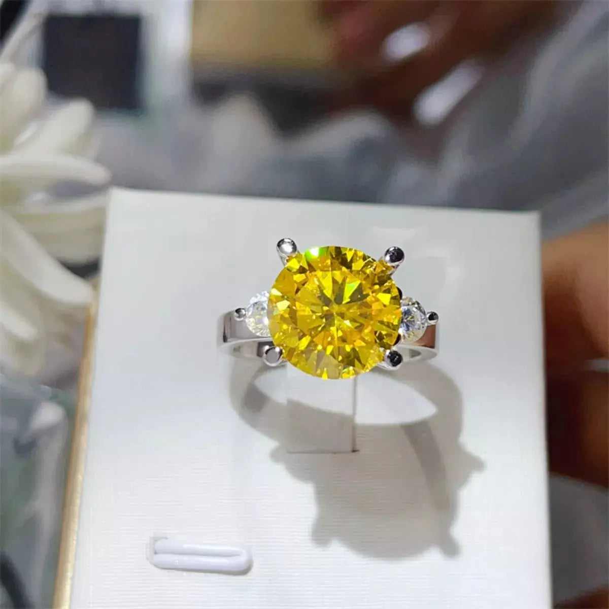 5 Carat Moissanite 925 Sterling Silver Ring Simply Love