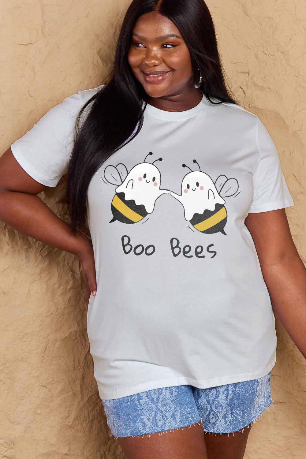 Simply Love Full Size BOO BEES Graphic Cotton T-Shirt Simply Love