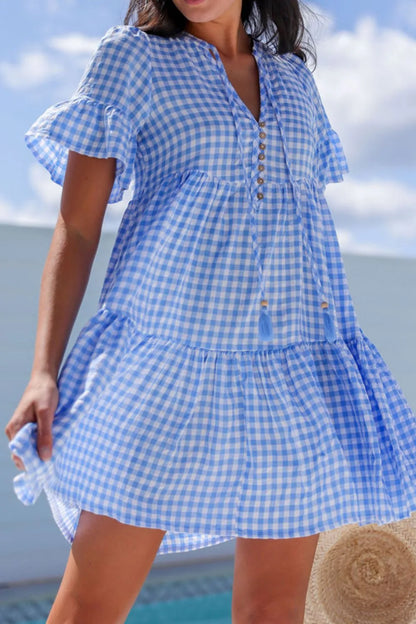 Simply Love: Gingham Mini Dress