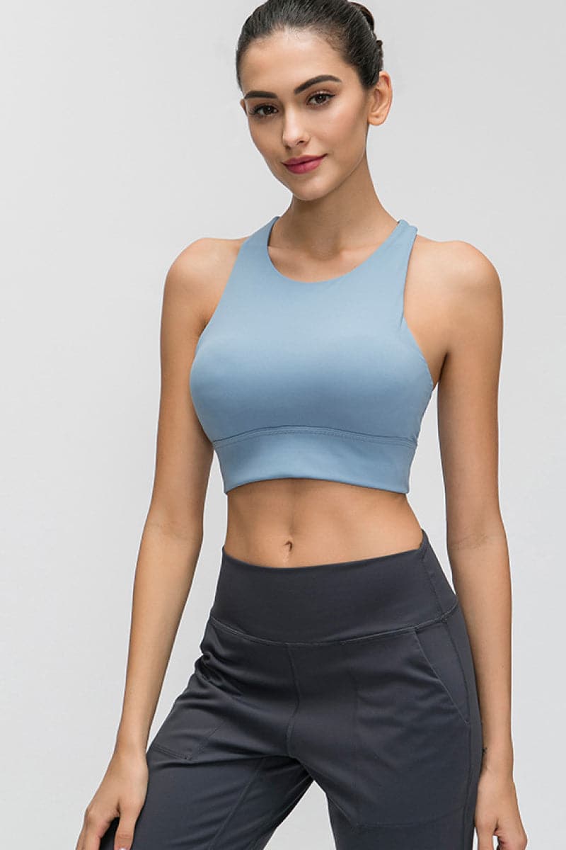 Halter Keyhole Sports Bra.