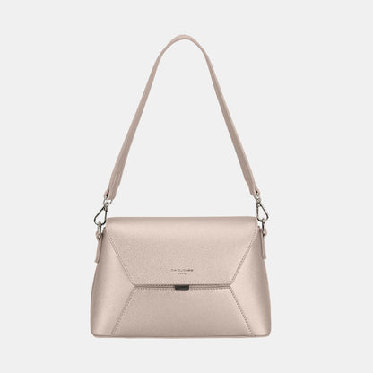 David Jones PU Leather Envelope Design Shoulder Bag.