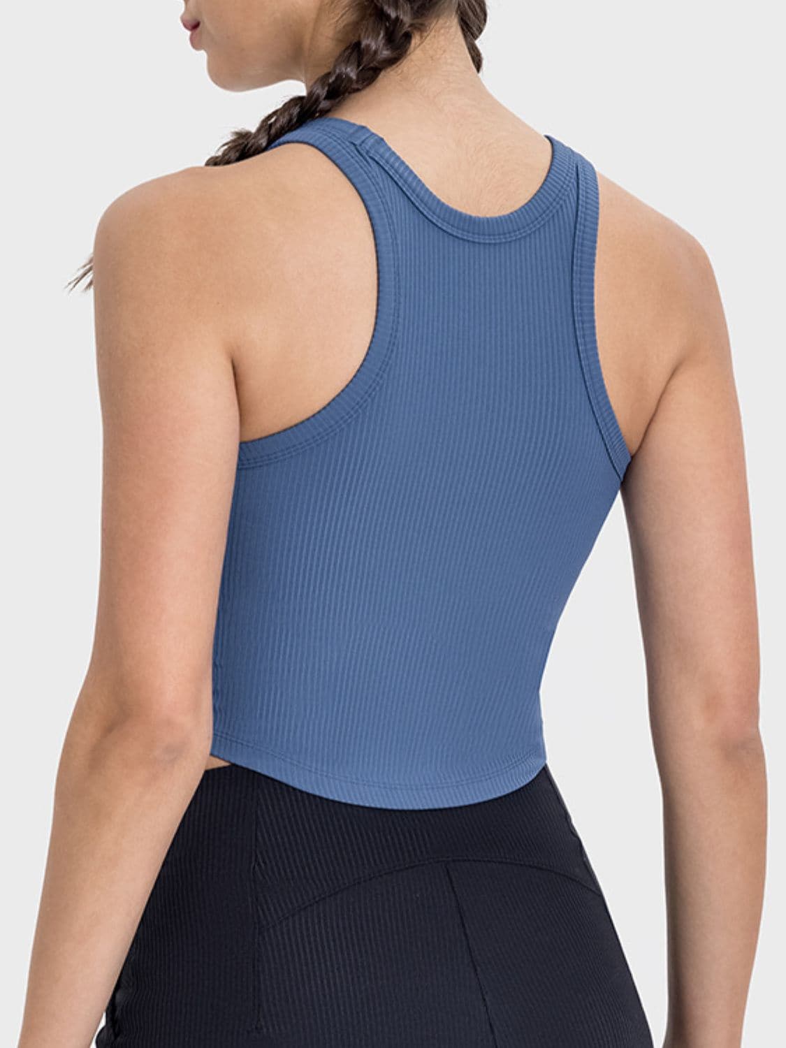 Round Neck Racerback Active Tank.