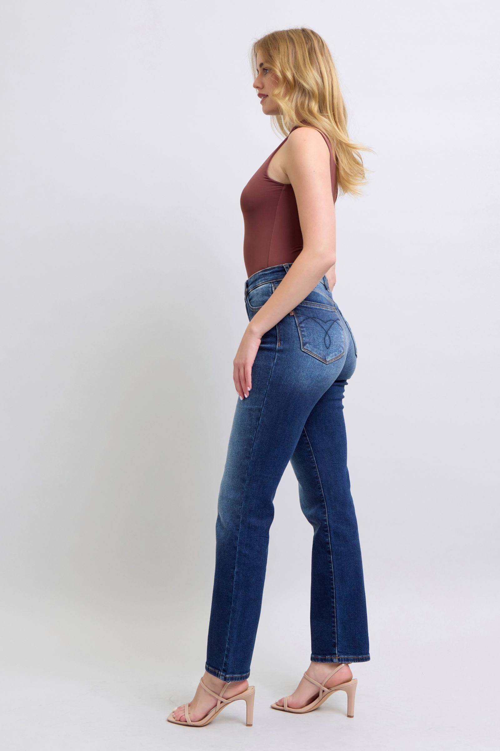 Judy Blue Full-Size Straight Leg Jeans - Effortless Chic with Pockets Coco’s Tee Boutique