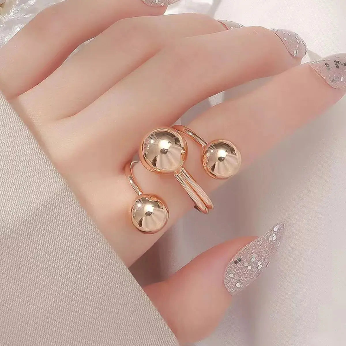 Multi Layered Ball Ring Simply Love