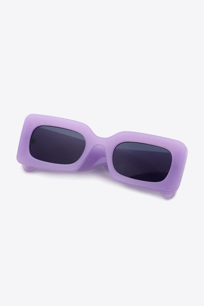 Polycarbonate Frame Rectangle Sunglasses.