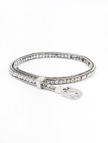 Rhinestone Metal Belt.