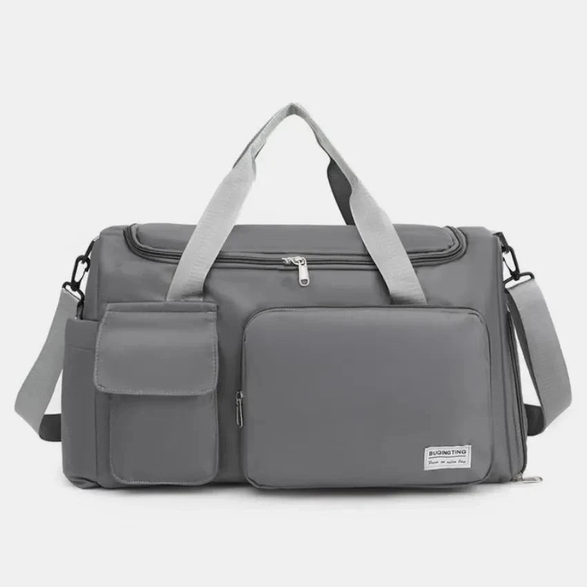 Ultimate Oxford Travel Duffel – Multi-Pocket, Shoe Compartment & Luggage Strap Coco’s Tee Boutique