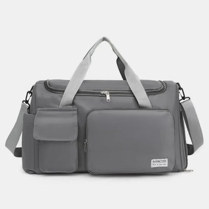 Ultimate Oxford Travel Duffel – Multi-Pocket, Shoe Compartment & Luggage Strap