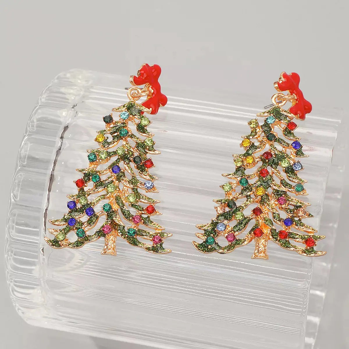 Christmas Tree Dangle Earrings Simply Love