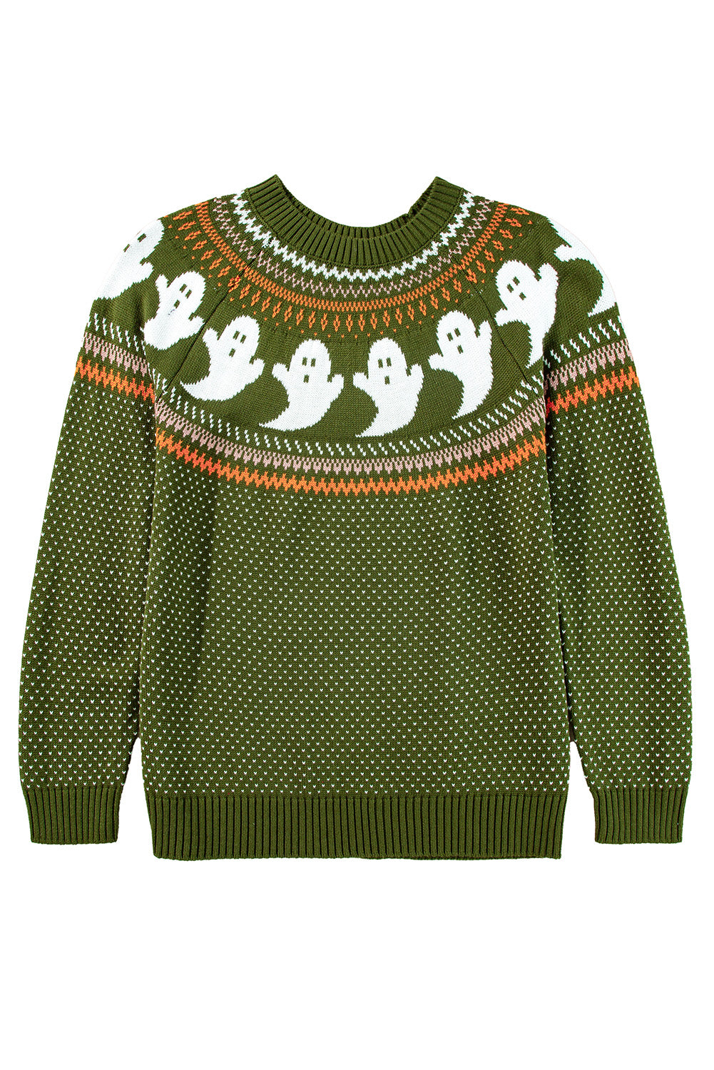 Jungle Green Ghost Sweater