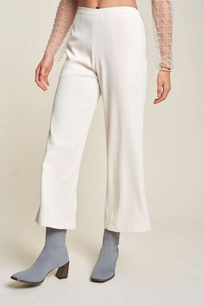 Davi & Dani Chic Wide Leg Trousers