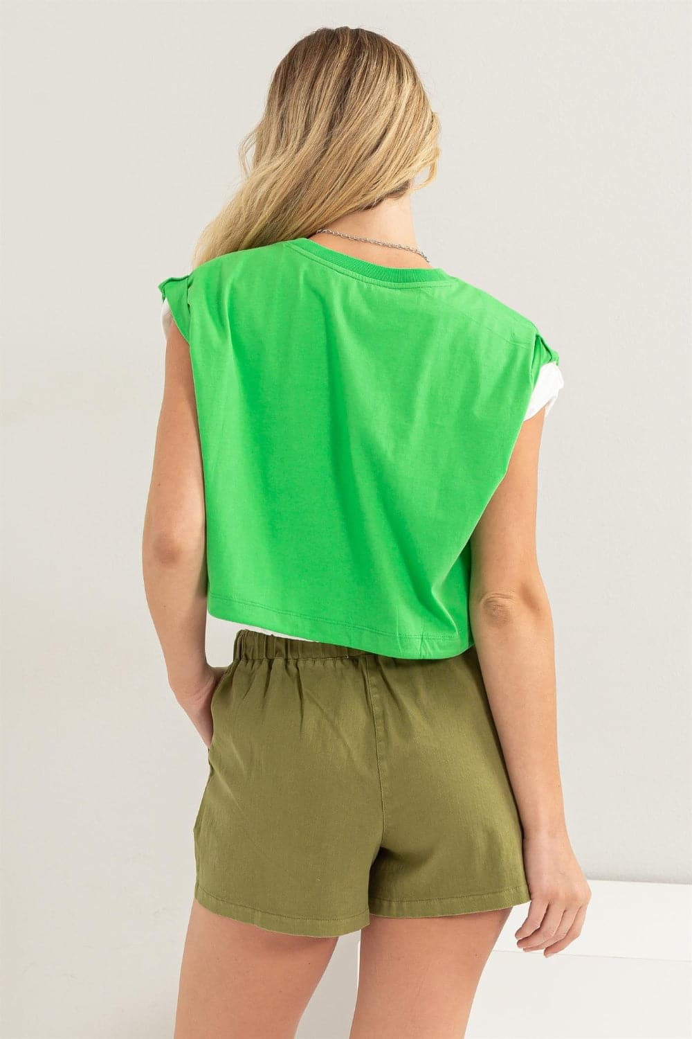 HYFVE Drawstring Hem Crop Top.