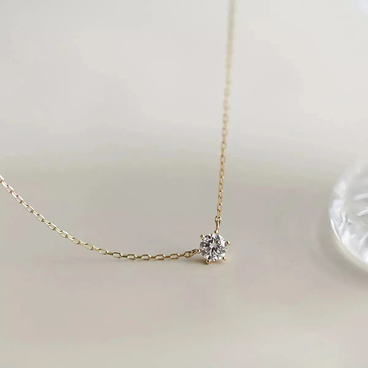 925 Sterling Silver Zircon Necklace Simply Love