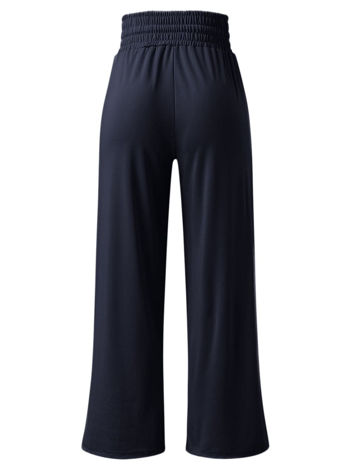 Full Size Drawstring High Waist Wide Leg Pants.