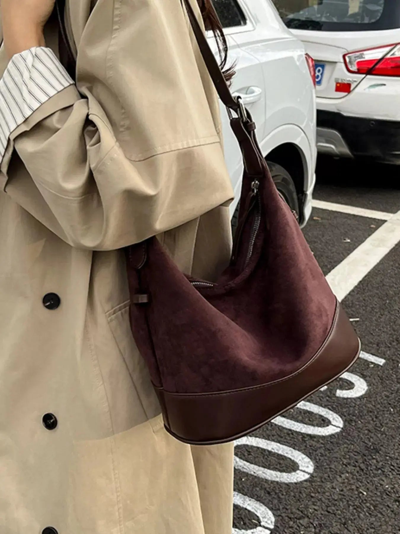 Adjustable Strap Tote Bag Simply Love