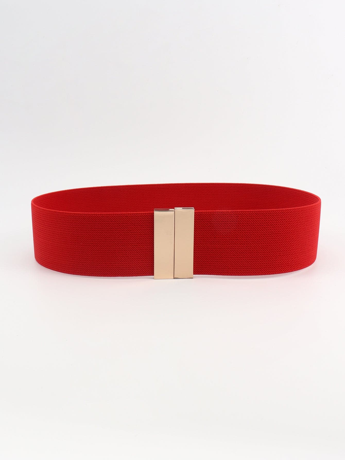 Alloy Buckle Elastic Belt.