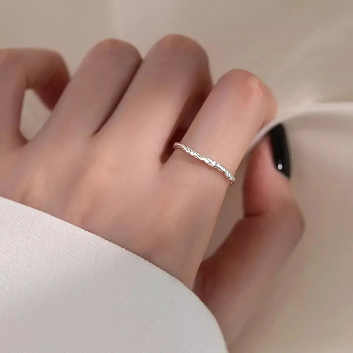 925 Sterling Silver Open Ring Simply Love