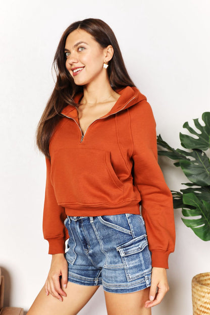 Double Take: Cozy Half-Zip Hoodie