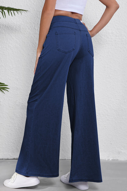 Sail blue relaxed fit straight leg jeans for casual style