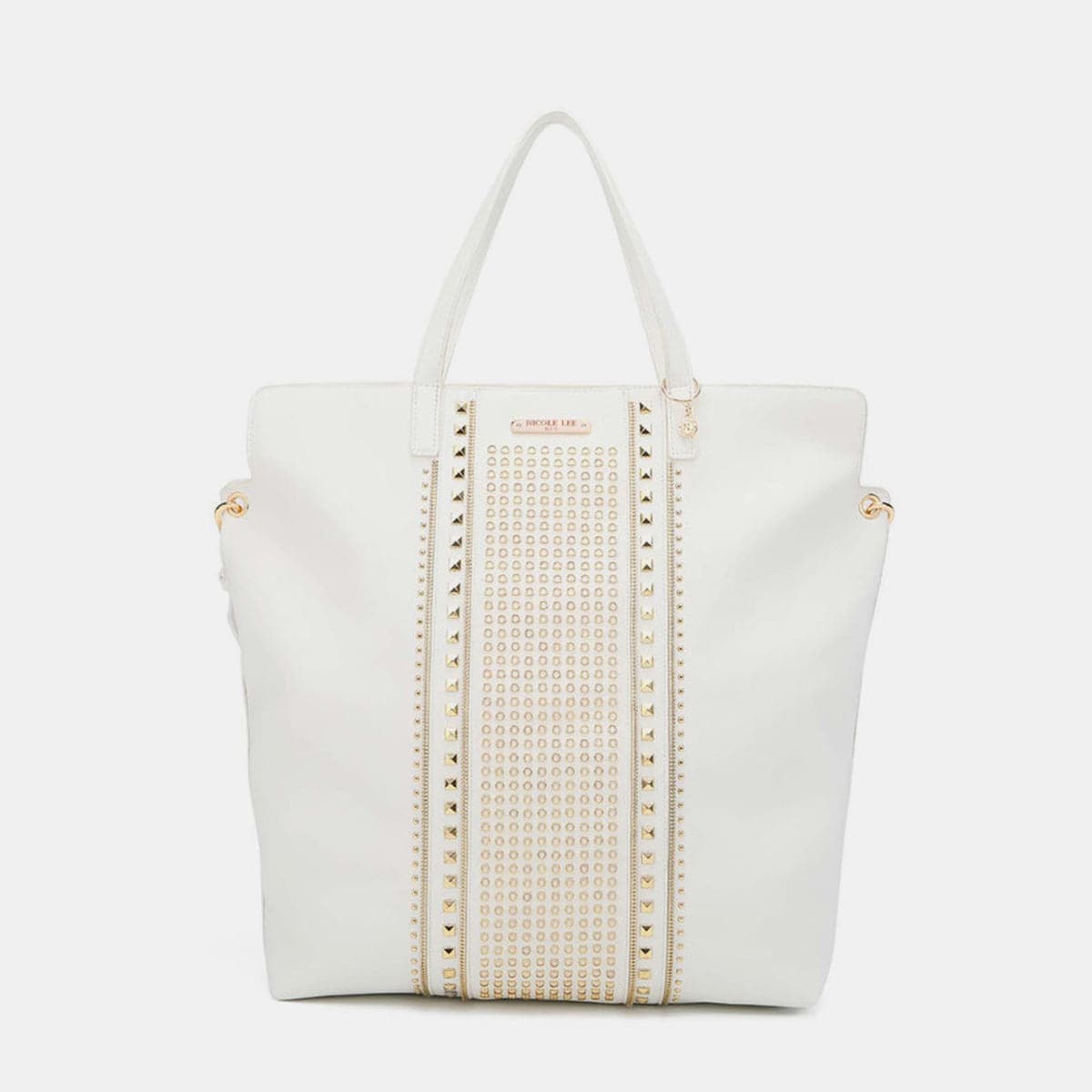 Nicole Lee USA Studded Large Tote Bag.